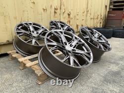 19 2020 x4 Audi R8 V10 Style Alloy Wheels MAGNETO BRONZE Audi A5 A6 A7 A8 5x112