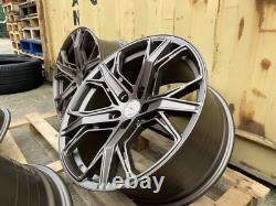 19 2020 x4 Audi R8 V10 Style Alloy Wheels MAGNETO BRONZE Audi A5 A6 A7 A8 5x112