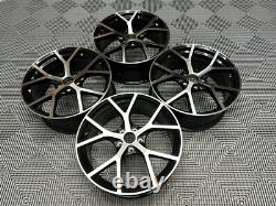 19 2023 RS3 Concept Style Alloy Wheels Gloss Black Machined Audi A3 S3 VW Golf