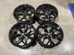 19 2023 RS6 Style Alloy Wheels Gloss Black Audi A3 A4 VW Golf MK6 MK7 MK8 5x112