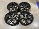 19 2023 Rs6 Style Alloy Wheels Gloss Black Vw Golf R Mk7 Mk7.5 Mk8 Caddy 5x112