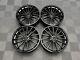 19 2024 Vw Scottsdale Style Alloy Wheels Satin Black Vw Golf Mk5 Mk6 Mk7 Mk8