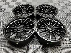 19 2024 VW Scottsdale Style Alloy Wheels Satin Black VW Golf MK5 MK6 MK7 MK8