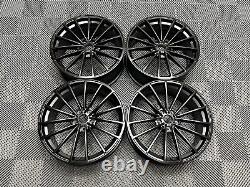 19 2024 VW Scottsdale Style Alloy Wheels Satin Black VW Golf MK7 MK8 Audi A3