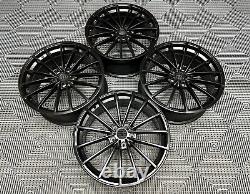 19 2024 VW Scottsdale Style Alloy Wheels Satin Black VW Golf MK7 MK8 Audi A3