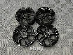 19 2024 VW York Style Alloy Wheels Gloss Black VW Tiguan Golf MK6 MK7 MK8 5x112