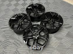 19 2024 VW York Style Alloy Wheels Gloss Black VW Tiguan Golf MK6 MK7 MK8 5x112