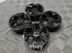19 2024 VW York Style Alloy Wheels Gloss Black VW Tiguan Golf MK6 MK7 MK8 5x112