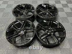 19 2024 VW York Style Alloy Wheels Gloss Black VW Tiguan Golf MK6 MK7 MK8 5x112