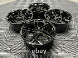 19 2024 VW York Style Alloy Wheels Gloss Black VW Tiguan Golf MK6 MK7 MK8 5x112
