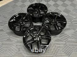 19 2024 VW York Style Alloy Wheels Gloss Black VW Tiguan Golf MK6 MK7 MK8 5x112