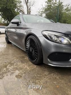 19 2025 Maybach Mercedes Turbine Twist Style Alloy Wheels C Class E Class S Cla