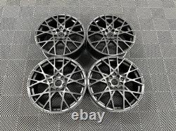 19 2025 RS3 Style Alloy Wheels Gun Metal 57.1 5x112 Audi A3 VW Golf Caddy
