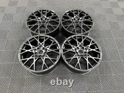 19 2025 RS3 Style Alloy Wheels Gun Metal 57.1 5x112 Audi A3 VW Golf Caddy