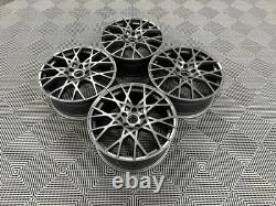 19 2025 RS3 Style Alloy Wheels Gun Metal 57.1 5x112 Audi A3 VW Golf Caddy