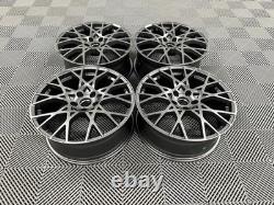 19 2025 RS3 Style Alloy Wheels Gun Metal 57.1 5x112 Audi A3 VW Golf Caddy