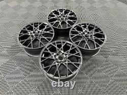 19 2025 RS3 Style Alloy Wheels Gun Metal 57.1 5x112 Audi A3 VW Golf Caddy