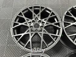 19 2025 RS3 Style Alloy Wheels Gun Metal 57.1 5x112 Audi A3 VW Golf Caddy