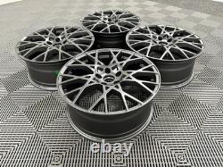 19 2025 RS3 Style Alloy Wheels Gun Metal 57.1 5x112 Audi A3 VW Golf Caddy
