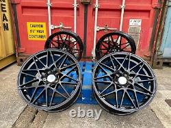 19 666m Competition Sport Style Alloy Wheels Fit BMW 3 4 5 6 Series New Set