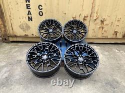 19 827M Style Alloy Wheels Black fits BMW 3 4 5 Series E90 F30 F10 5x120