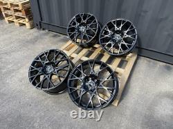 19 A3 S Line Style Alloy Wheels To Fit Audi A3 A4 A6 Vw Black Gloss