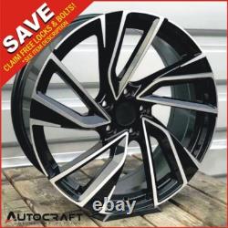 19 ADELAIDE BP Style ALLOY WHEELS X4 TYRES Fits VW GOLF / CADDY