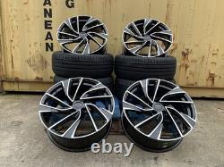 19 ADELAIDE BP Style ALLOY WHEELS X4 + TYRES Fits VW GOLF / CADDY