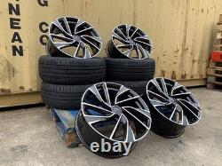 19 ADELAIDE BP Style ALLOY WHEELS X4 + TYRES Fits VW GOLF / CADDY