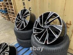 19 ADELAIDE BP Style ALLOY WHEELS X4 + TYRES Fits VW GOLF / CADDY