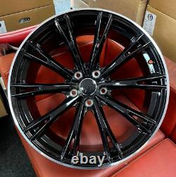 19 Abt Style Alloy Wheels Fits Audi A3 A4 A6 Vw Seat Skoda Gloss Black