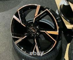 19 Audi 2020 RS6 Style Gloss Black alloy wheels & 235/35/19 tyres Audi A3 S3