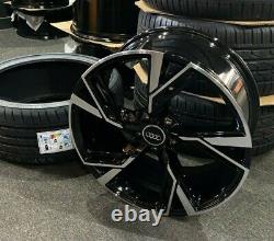 19 Audi 2020 RS6 Style Gloss Black alloy wheels & 235/35/19 tyres Audi A3 S3