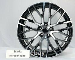 19 Audi R8 Style Alloy Wheels Fit Vw / Audi / Seat / Scoda A5 A6 A7 -all Models