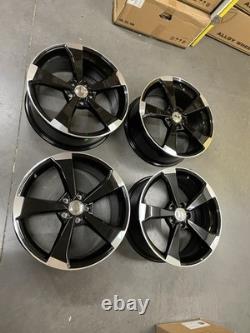 19'' Audi RS3 Rotor Style Alloy Wheels A3 A4 A5 A6 A7 Q3 Q5 S3 S4 S5 Tt Vw Golf