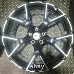 19 Audi RS3 Style Alloy Wheels 5x112 Fit Audi A3, A4, VW Golf, Caddy, Seat