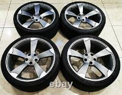 19 Audi Rotor Arm Style Alloy Wheels 5x112 Audi A3 S3 Rs3 A4 S4 A5 S5 Rs5 Seat