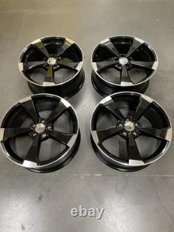19'' Audi Rs3 Rotor Style Alloy Wheels Fit A3 A4 A5 A6 A7 Q3 Q5 S3 S4 S5 Vw Golf