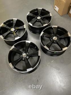 19'' Audi Rs3 Rotor Style Alloy Wheels Fit A3 A4 A5 A6 A7 Q3 Q5 S3 S4 S5 Vw Golf