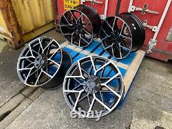 19 BMW 2020M Competition Style Alloy Wheels Black Polished BMW 3 Series G20