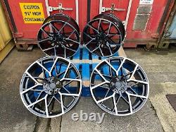 19 BMW 2020M Competition Style Alloy Wheels Black Polished BMW 3 Series G20