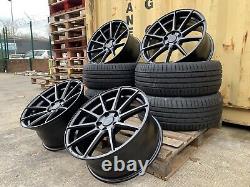 19 BMW 4 Series Brand New Turismo black Comp style Alloy Wheels and Tyres x4
