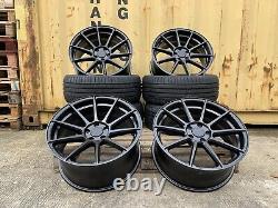 19 BMW 4 Series Brand New Turismo black Comp style Alloy Wheels and Tyres x4