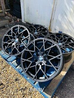 19 BMW 795M Style Satin Black Alloy Wheels Only to fit BMW 3 Series G20 models