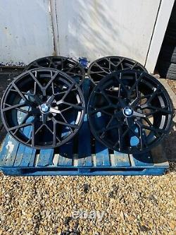 19 BMW 795M Style Satin Black Alloy Wheels Only to fit BMW 4 Series F32 F33 F36