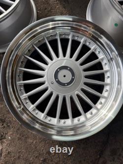 19'' BMW Alpina Style Alloy Wheels Fit 5 6 7 Series E34 E39 E60 Deep Dish 8.5/10