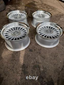 19'' BMW Alpina Style Alloy Wheels Fit 5 6 7 Series E34 E39 E60 Deep Dish 8.5/10