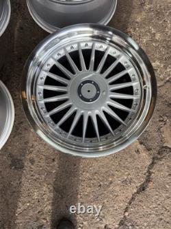 19'' BMW Alpina Style Alloy Wheels Fit 5 6 7 Series E34 E39 E60 Deep Dish 8.5/10