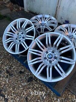 19 BMW Spider Style Hyper Silver Alloy Wheels Only to fit BMW 5 Series E60 E61