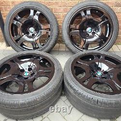 19 BMW style 92 alloy wheels & tyres staggered 5 6 series 5x120 E63 E64 E65 set